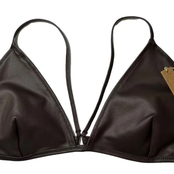 SKIMS wet jersey triangle bralette set L - Picture 3 of 9